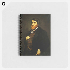 アートメモ帳-Portrait of Alfred Bruyas (Painting Solution) - ギュスターヴ クールベ Memo.