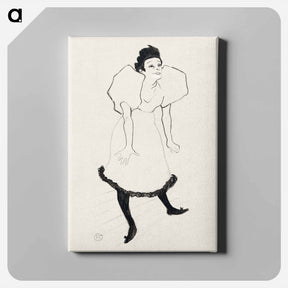アートパネル-Study - アンリ ド トゥールーズ ロートレック Canvas.