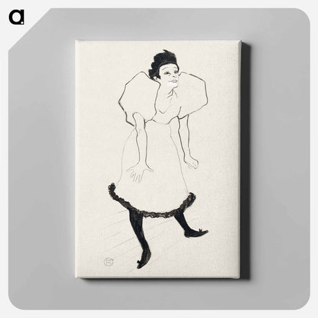 アートパネル-Study - アンリ ド トゥールーズ ロートレック Canvas.