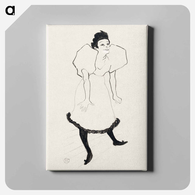 アートパネル-Study - アンリ ド トゥールーズ ロートレック Canvas.
