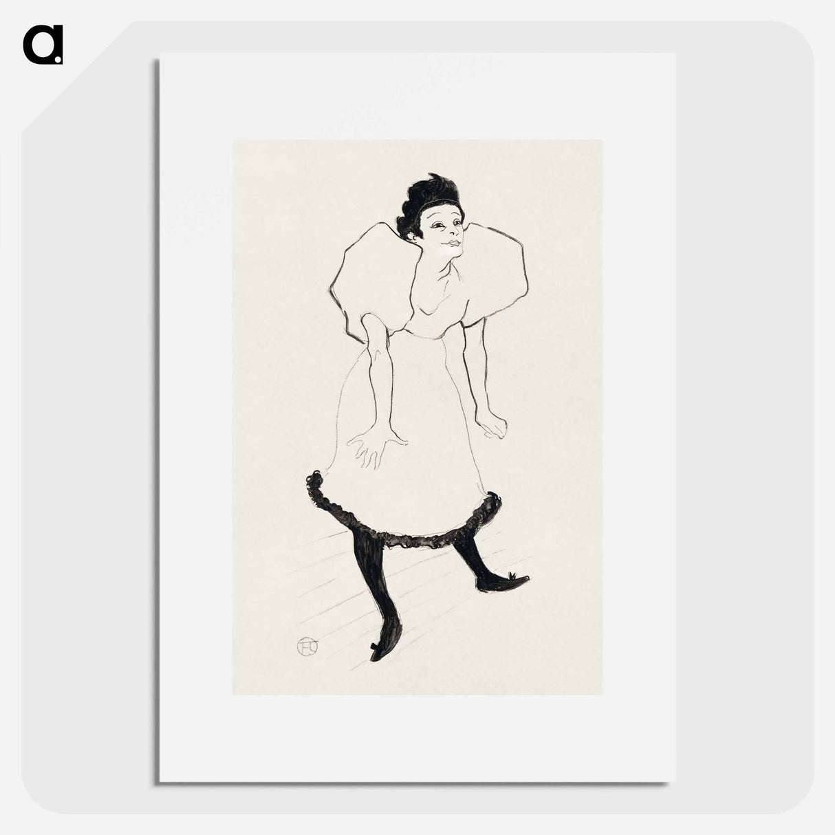 Study - Henri de Toulouse-Lautrec Poster.