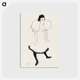 アートポストカード-Study - アンリ ド トゥールーズ ロートレック Postcard.