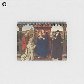 アートメモ帳-Virgin and Child with Saints and Donor - ヤン ファン エイク Memo.