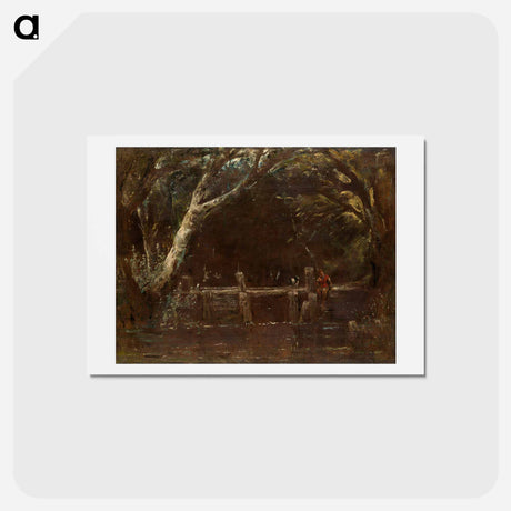 アートポストカード-The Lock
 - ジョン コンスタブル Postcard.