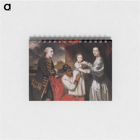 アートメモ帳-George Clive and his Family with an Indian Maid - ジョシュア レノルズ Memo.