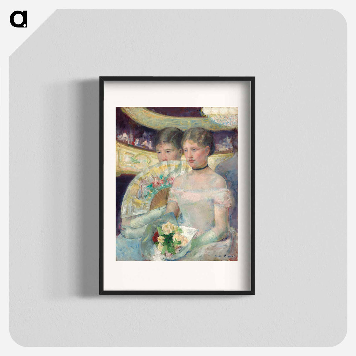 The Loge - Mary Cassatt Poster.