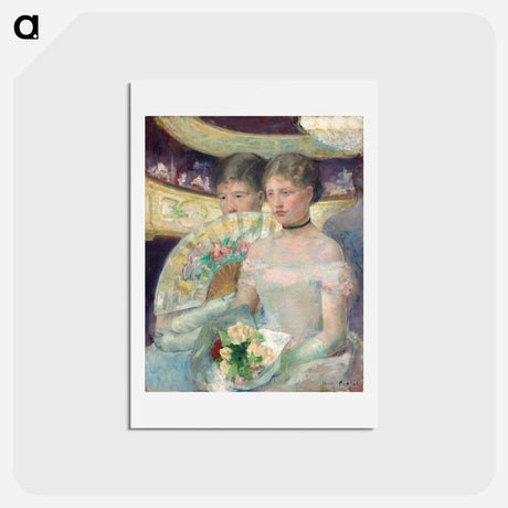 アートポストカード-The Loge - メアリー カサット Postcard.