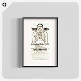 アートポスター-Anatomical Study with Advertising Text
 - 国立医学図書館 Poster.