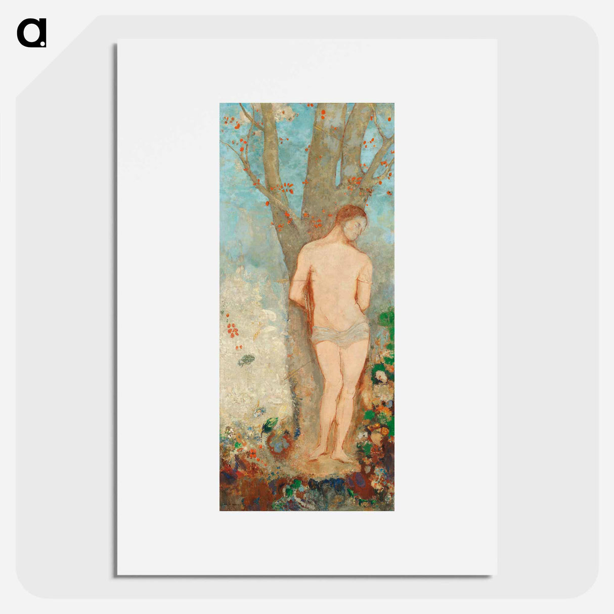 Saint Sebastian - Odilon Redon Poster.