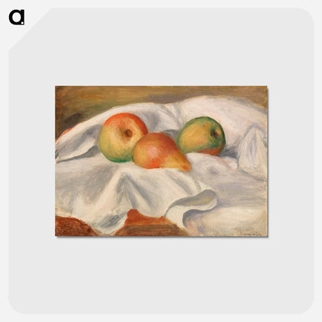 アートポストカード-Pears - ピエール オーギュスト ルノワール Postcard.