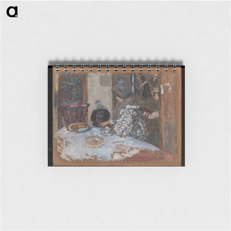 アートメモ帳-Woman with Dog
 - ピエール ボナール Memo.