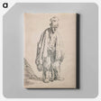アートパネル-Standing Man by Rembrandt van Rijn - レンブラント ファン レイン Canvas.