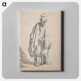 アートパネル-Standing Man by Rembrandt van Rijn - レンブラント ファン レイン Canvas.