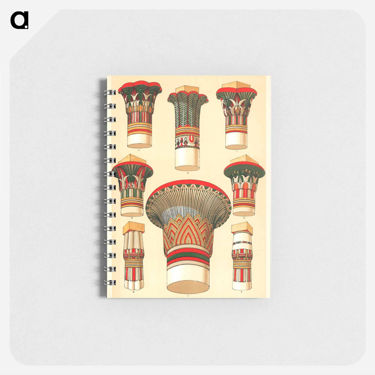 アートメモ帳-Egyptian Column
 - 装飾の文法 Memo.