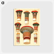 アートポストカード-Egyptian Column
 - 装飾の文法 Postcard.