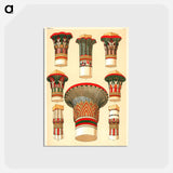 アートポストカード-Egyptian Column
 - 装飾の文法 Postcard.
