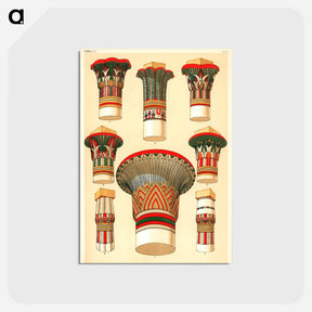 アートポストカード-Egyptian Column
 - 装飾の文法 Postcard.