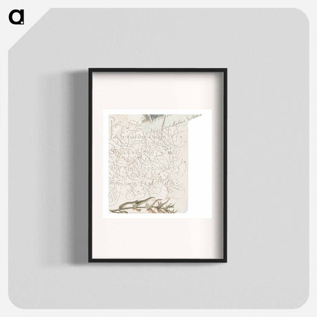 アートポスター-Letter Decal
 - 書道のお手本 Poster.