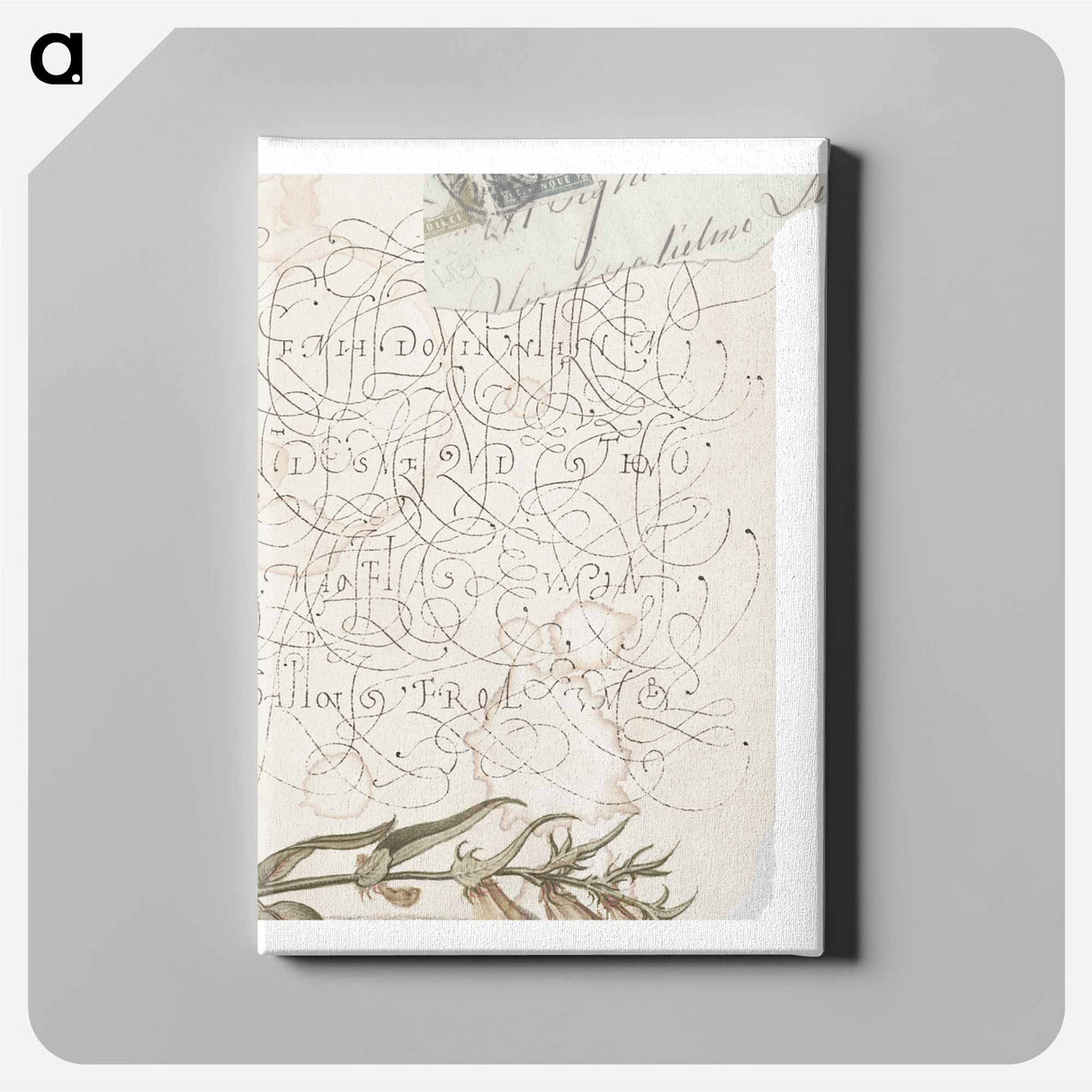 アートパネル-Letter Decal
 - 書道のお手本 Canvas.