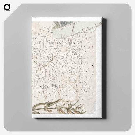 アートパネル-Letter Decal
 - 書道のお手本 Canvas.