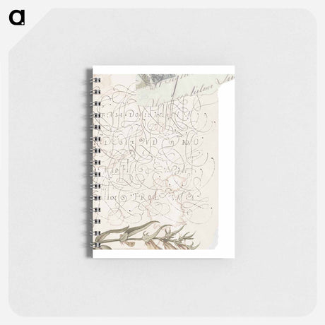 アートメモ帳-Letter Decal
 - 書道のお手本 Memo.