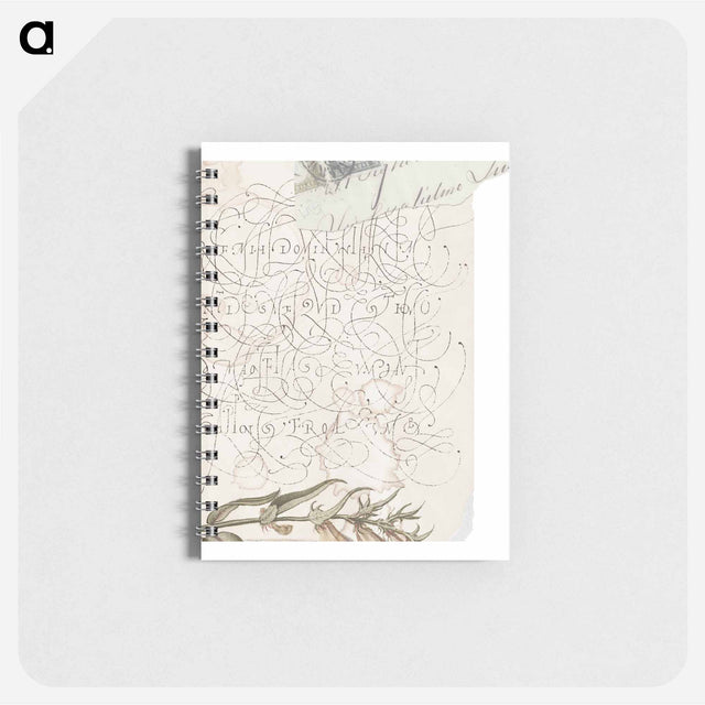アートメモ帳-Letter Decal
 - 書道のお手本 Memo.