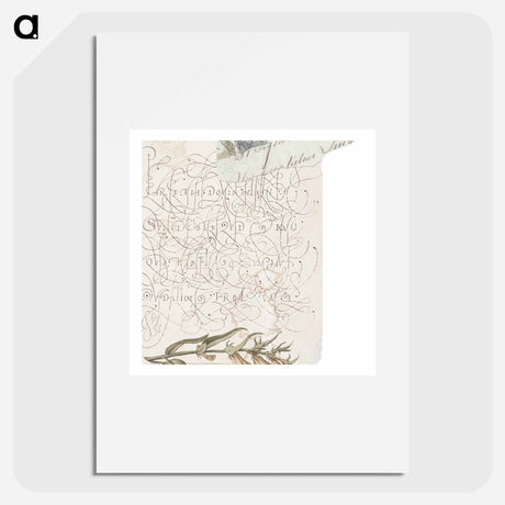 アートポスター-Letter Decal
 - 書道のお手本 Poster.