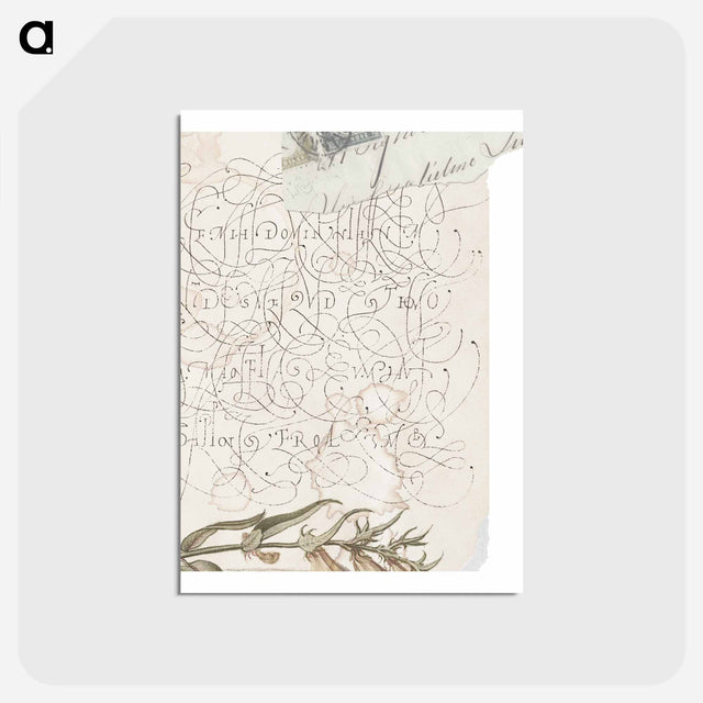 アートポストカード-Letter Decal
 - 書道のお手本 Postcard.