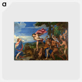 アートポストカード-Bacchus and Ariadne - ティツィアーノ ヴェチェッリオ Postcard.