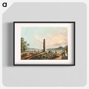 アートポスター-Ruins of the Temple of Juno in Samos - オスマン帝国領内の景色 Poster.