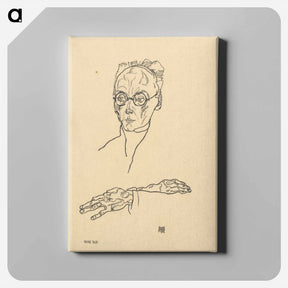 アートパネル-Franz Blei by Egon Schiele
 - ウィーン博物館 Canvas.
