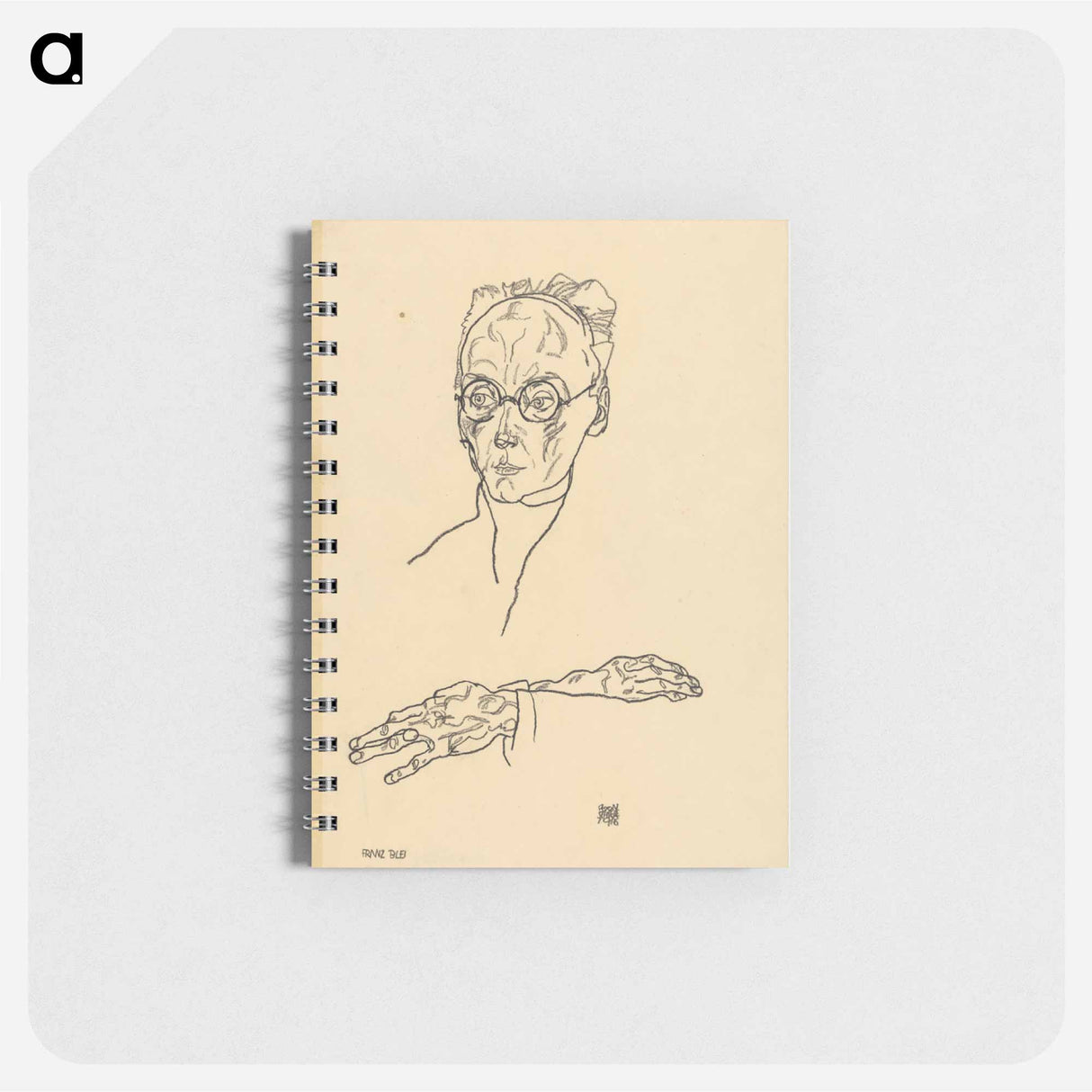 アートメモ帳-Franz Blei by Egon Schiele
 - ウィーン博物館 Memo.