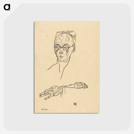 アートポストカード-Franz Blei by Egon Schiele
 - ウィーン博物館 Postcard.