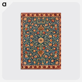 アートポストカード-William Morris's Holland Park Carpet - ウィリアム モリス Postcard.
