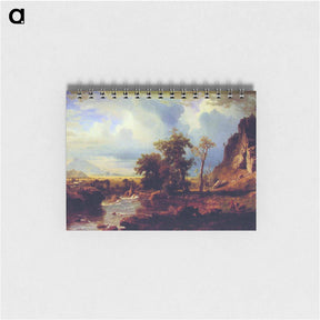 アートメモ帳-North Fork of the Platte Nebraska - アルバート ビアスタット Memo.