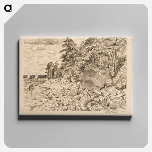 Porvoon saaristosta - アルフレッド ウィリアム フィンチ Canvas.