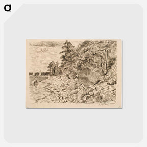 アートポストカード-Porvoon saaristosta - アルフレッド ウィリアム フィンチ Postcard.