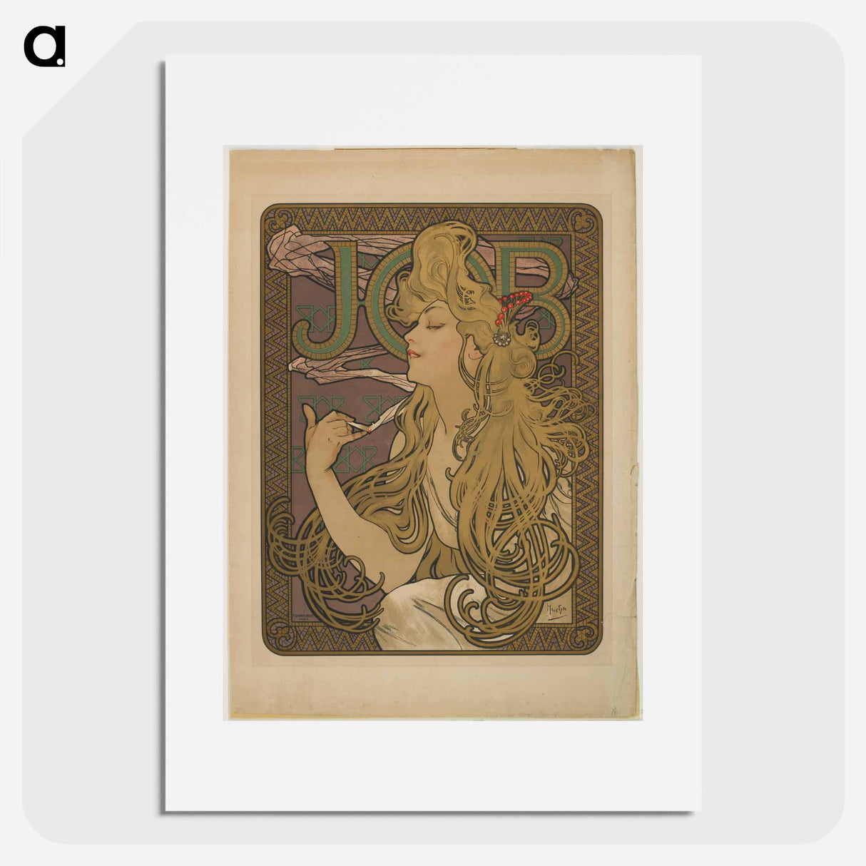 JOB - Alphonse Mucha Poster.