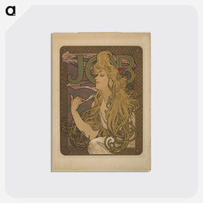 アートポストカード-JOB - アルフォンス ミュシャ Postcard.