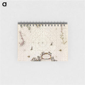 アートメモ帳-Paskaert van't in comen van't Canaal - アンティーク地図 Memo.