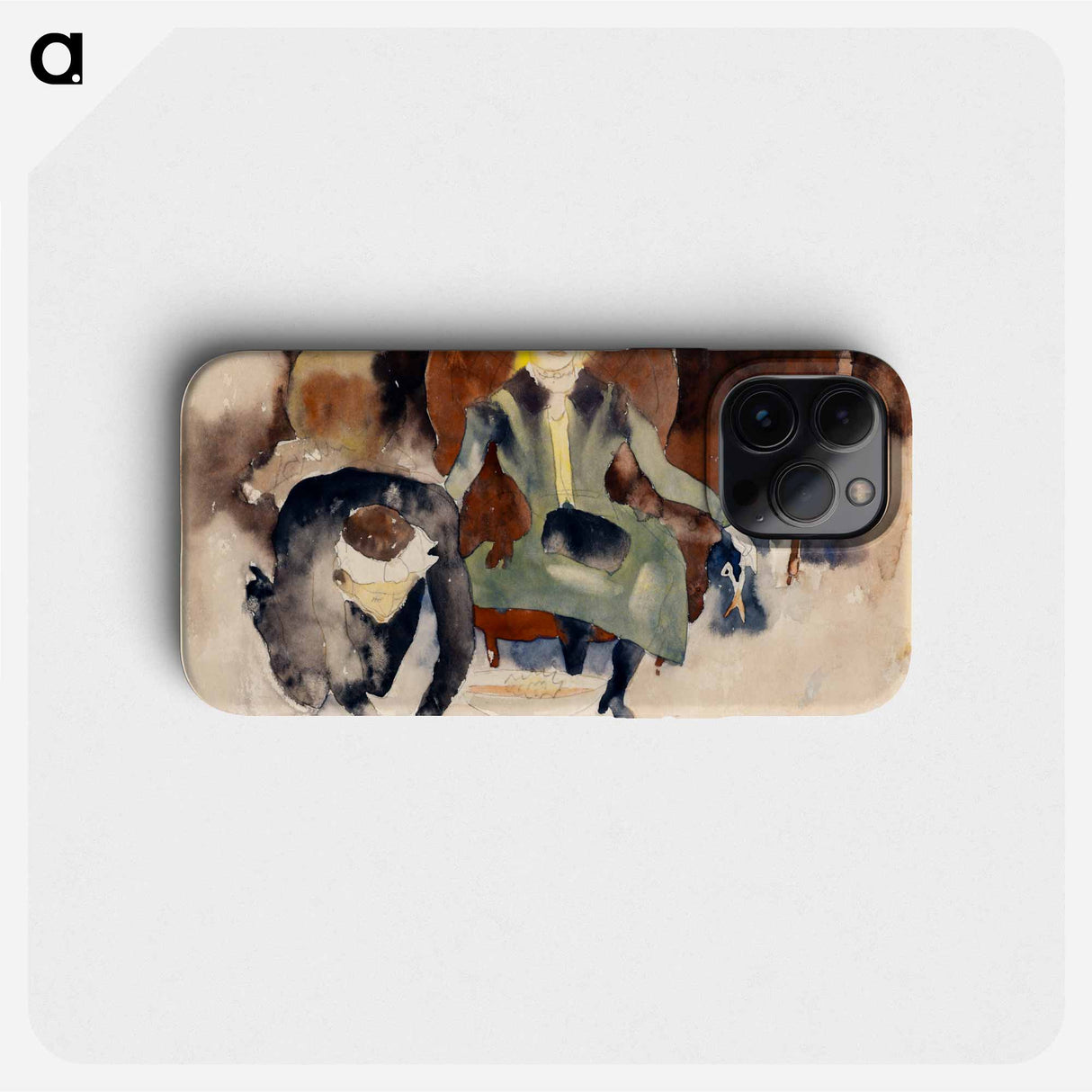 Scene after Georges Stabs Himself with the Scissors - Charles Demuth Phone Case.