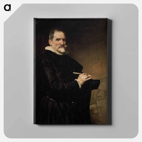 アートパネル-Portrait of the Sculptor, Juan Martinez Montanes - ディエゴ ベラスケス Canvas.