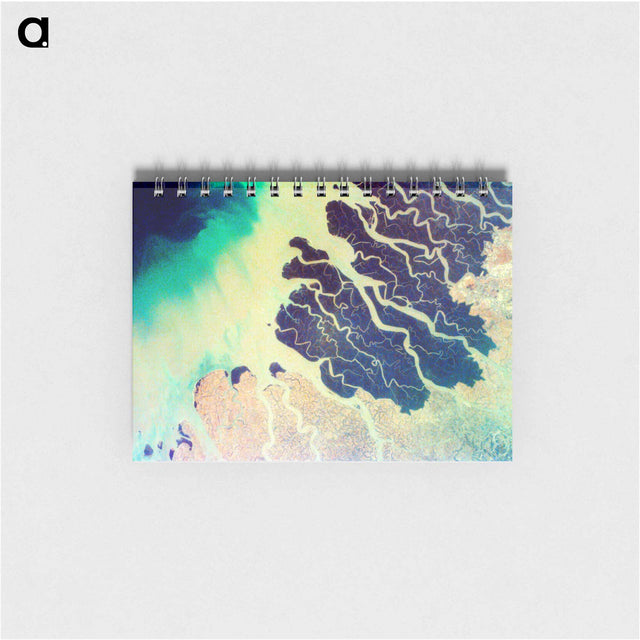 アートメモ帳-Ganges Delta
 - 上空からの地球 Memo.
