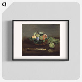 アートポスター-Edouard Manet's famous painting - エドゥアール マネ Poster.