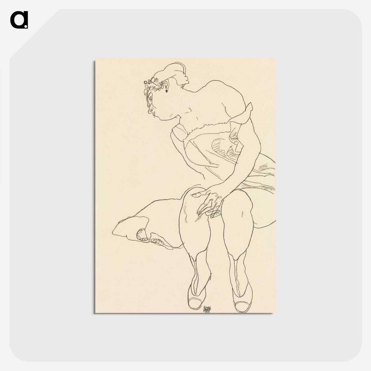 1-72_Egon-Schiele_postcard