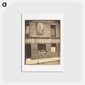 アートポストカード-Montmartre, au Franc-Buveur
 - ウジェーヌ アジェ Postcard.