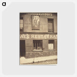 アートポストカード-Montmartre, au Franc-Buveur
 - ウジェーヌ アジェ Postcard.