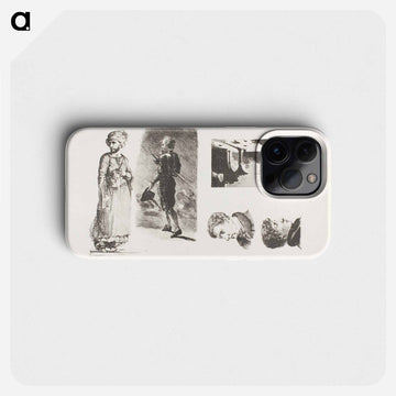 ブラウン - ウジェーヌ ドラクロワ Phone Case.