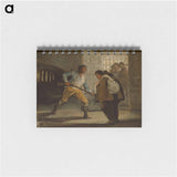 El Maragato Threatens Friar Pedro de Zaldivia with His Gun - Francisco de Goya Memo.