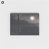 Courbevoie, Factories by Moonlight - ジョルジュ スーラ Memo.